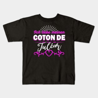 Ich liebe meinen Coton de Tuléar Kids T-Shirt